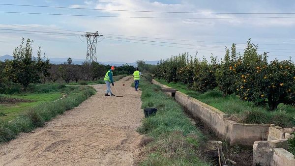 Comencen les reparacions d'urgència dels camins rurals danyats de la nostra ciutat