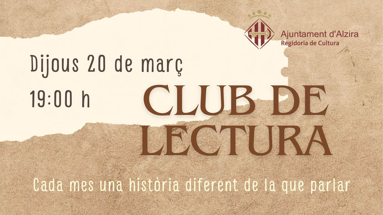 La Biblioteca d’Alzira acull hui una nova sessió del club de lectura amb “Pedro Páramo” de Juan Rulfo com a l’obra escollida