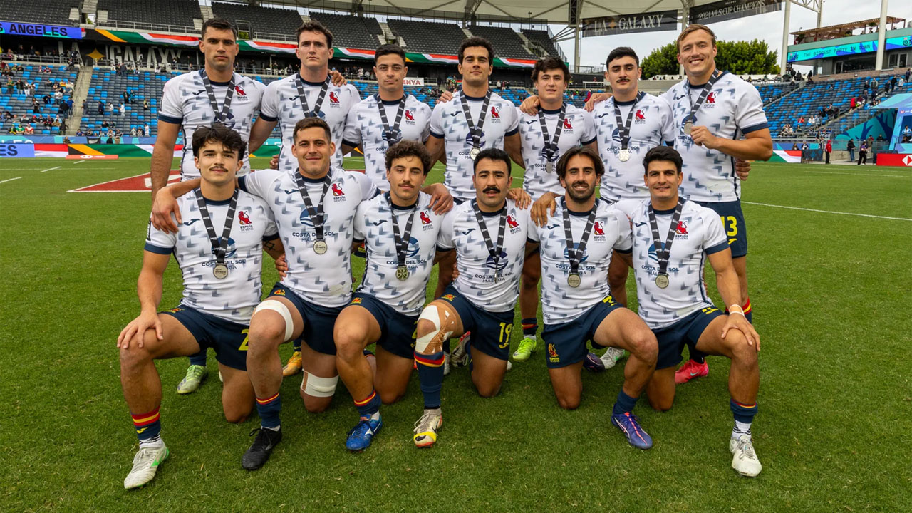 Kike Bolinches, subcampió del món de rugbi 7 amb Espanya