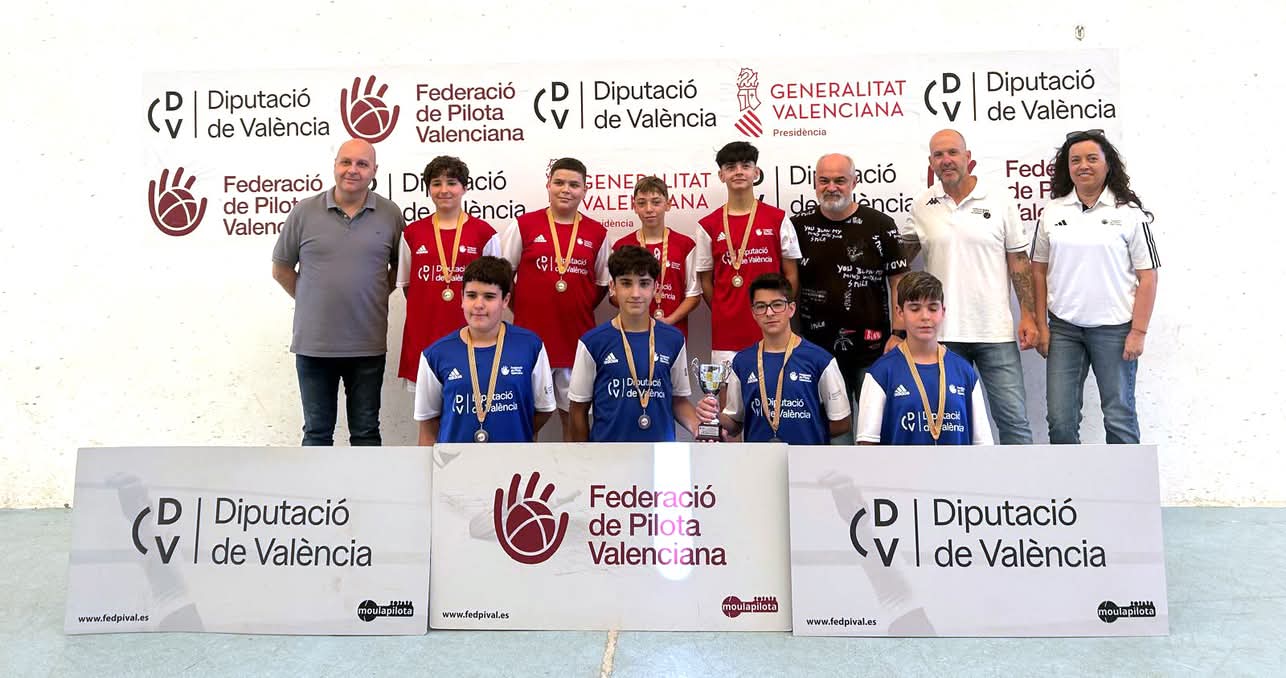 Up School CPV Alzira E, campions infantils de la lliga de raspall