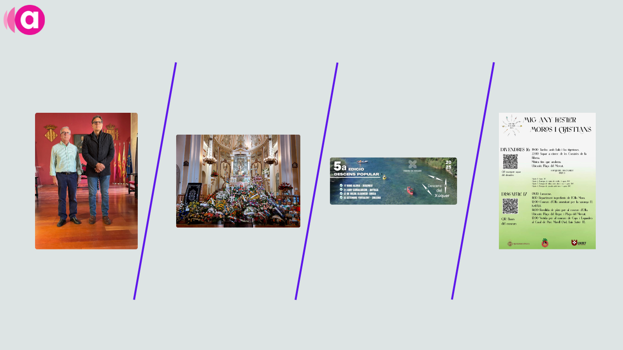 Agenda d’activitats: 16, 17 i 18 de maig de 2025
