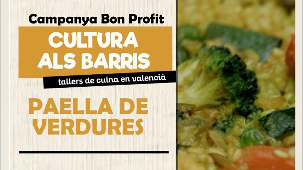 Hui torna “Bon profit” amb un taller per aprendre a fer paella de verdures de la mà de Tomàs Blay