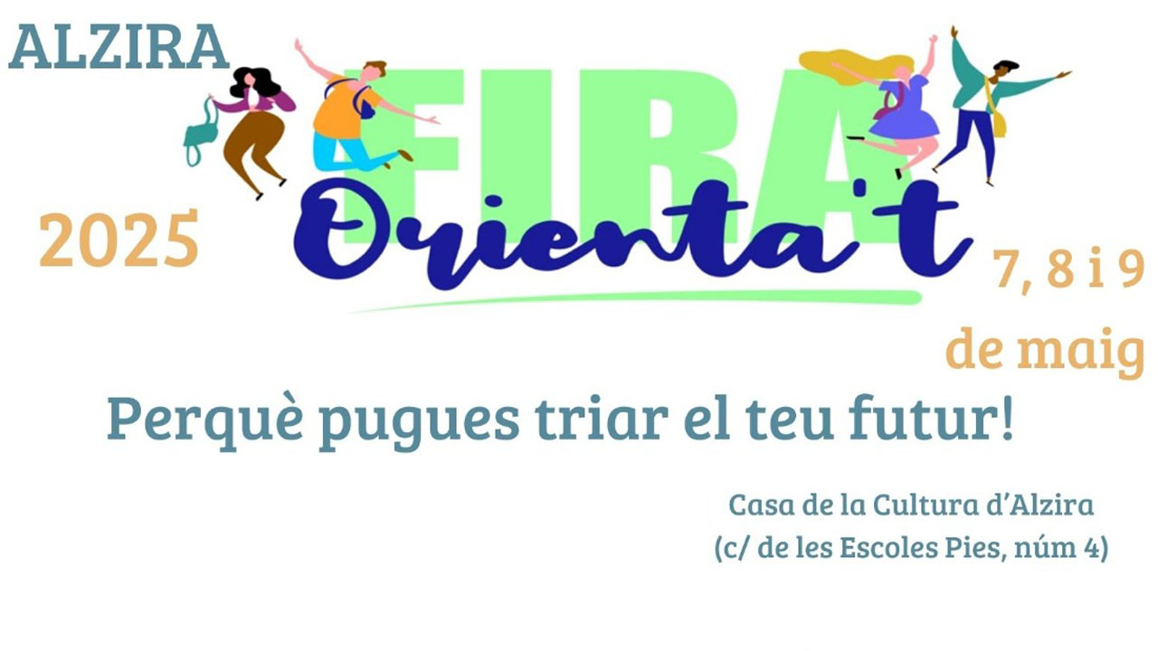 La fira Orienta’t torna demà a Alzira de la mà del Centre d’Informació d’Alzira amb tallers, xarrades i una exposició