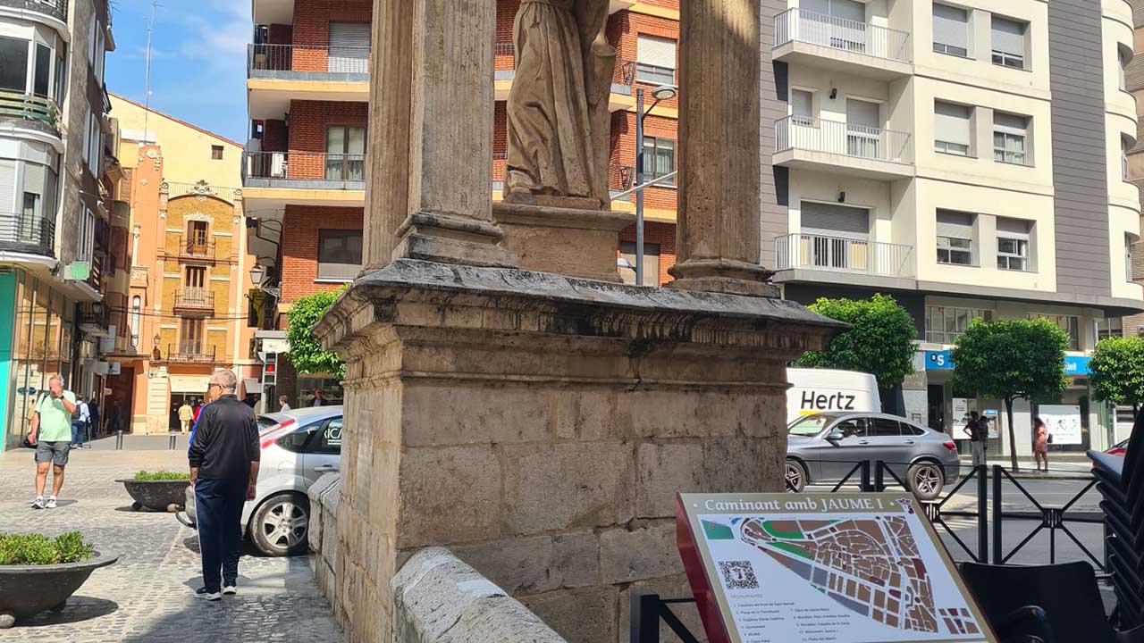 Hui s’inicia a Alzira la primera ruta “Caminant amb Jaume I” per a descobrir la petjada del monarca a través de codis QR i una audioguia