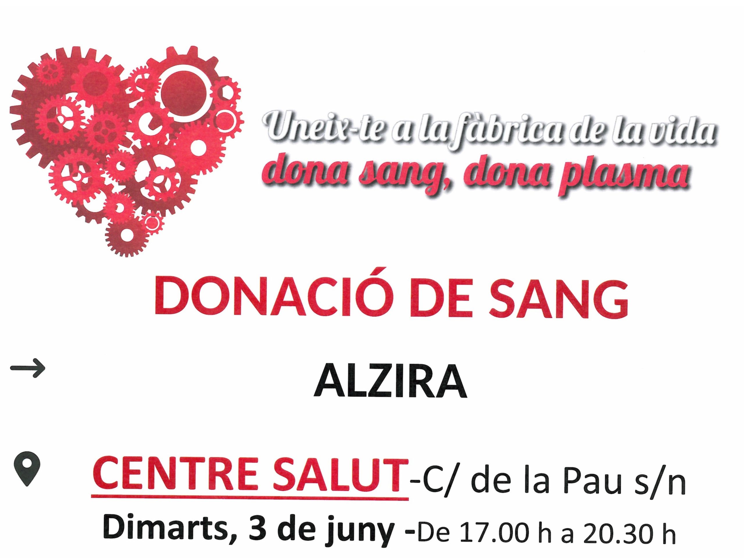 Alzira es confirma com una de les ciutat amb més donants de sang amb 1672 persones en 2024.