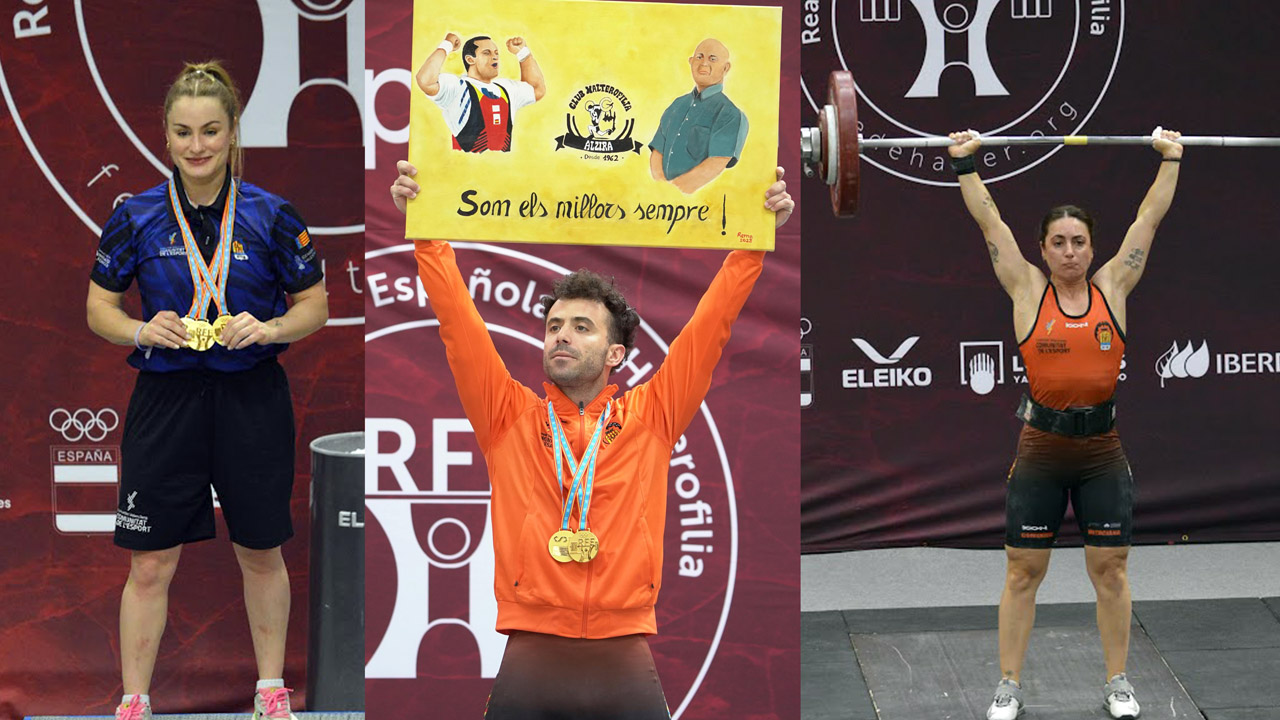 Joan Marco i Alba Sánchez, nous campions d’Espanya d’halterofília