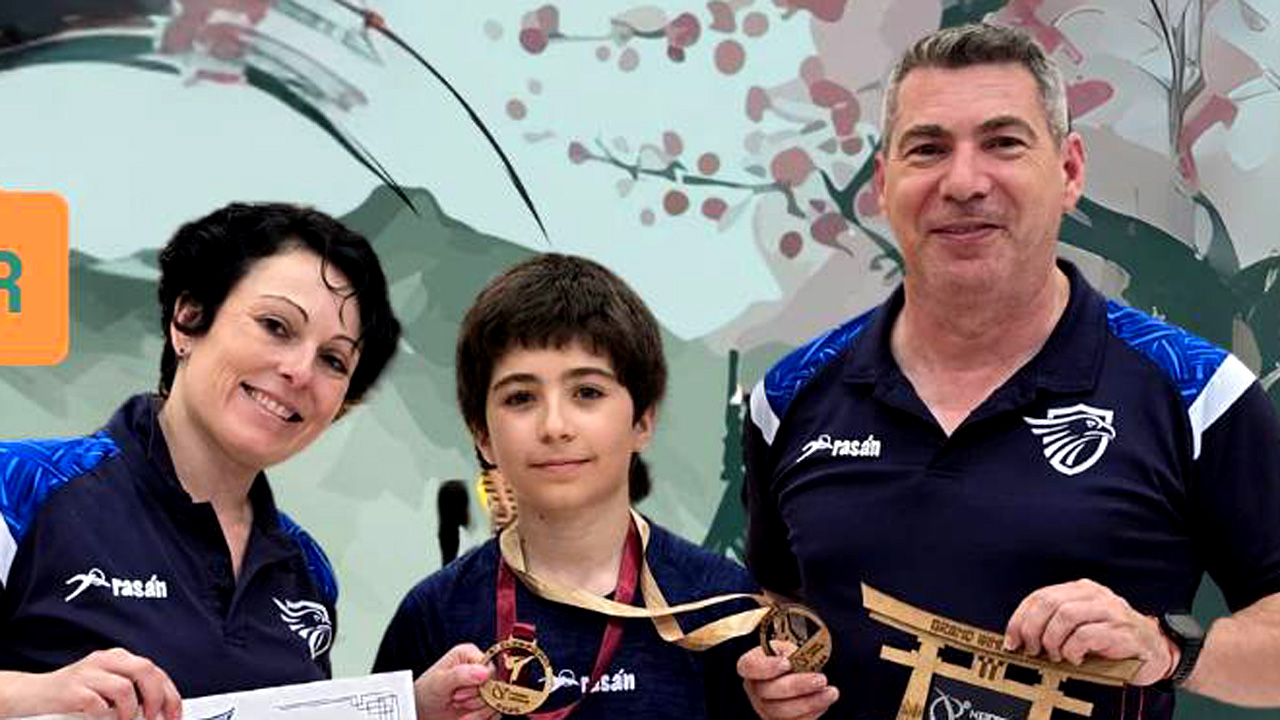 Leo Masià, grand winner de la lliga Kaizen de karate a Toledo