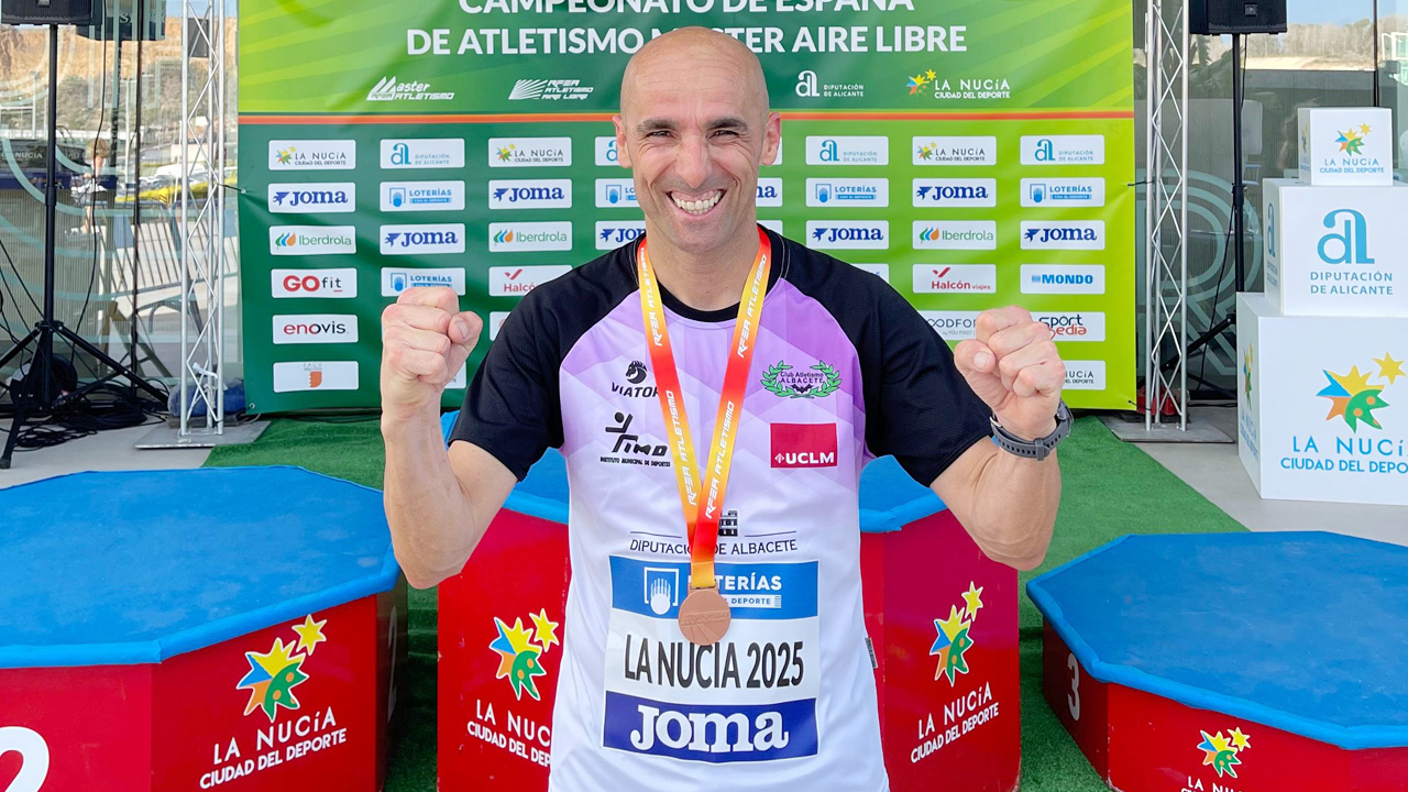 José Antonio Marín “Titi”, bronze al campionat d’Espanya de 5.000 amb 47 anys