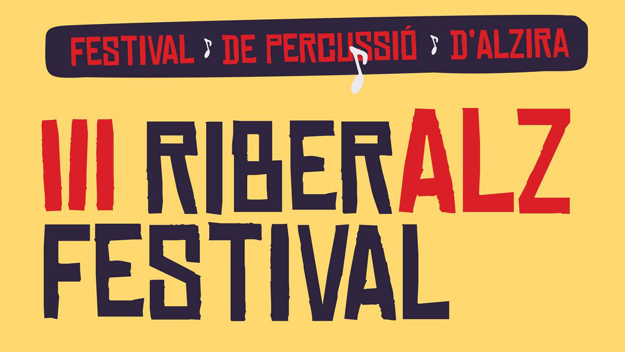 Alzira acull, des de hui, la tercera edició del festival RiberALZ amb cinc concerts de percussió i un curs per a alumnes