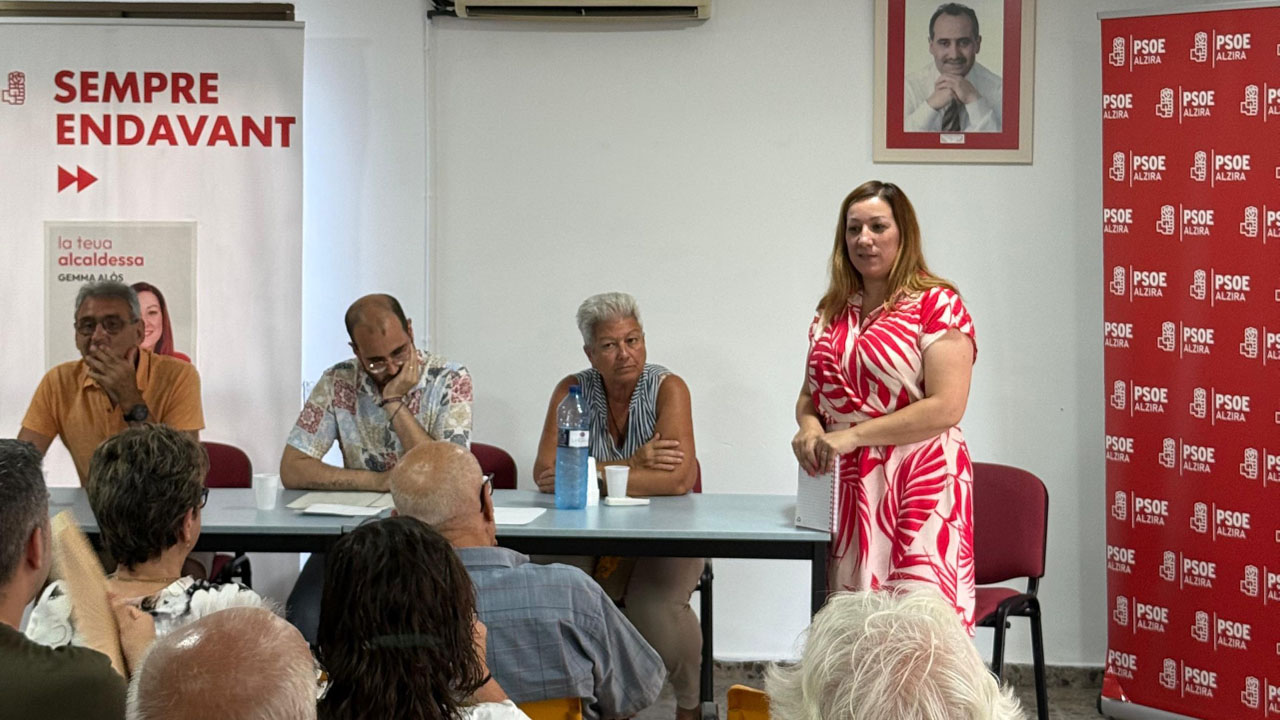 Gemma Alós, reelegida secretària local del PSOE-PSPV a Alzira amb el suport del 97% dels vots