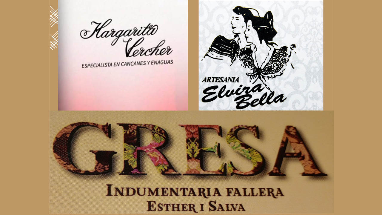 Indumentària Gresa es queda amb la majoria dels lots per a vestir les Falleres Majors d’Alzira, excepte els cancans i els calcetins