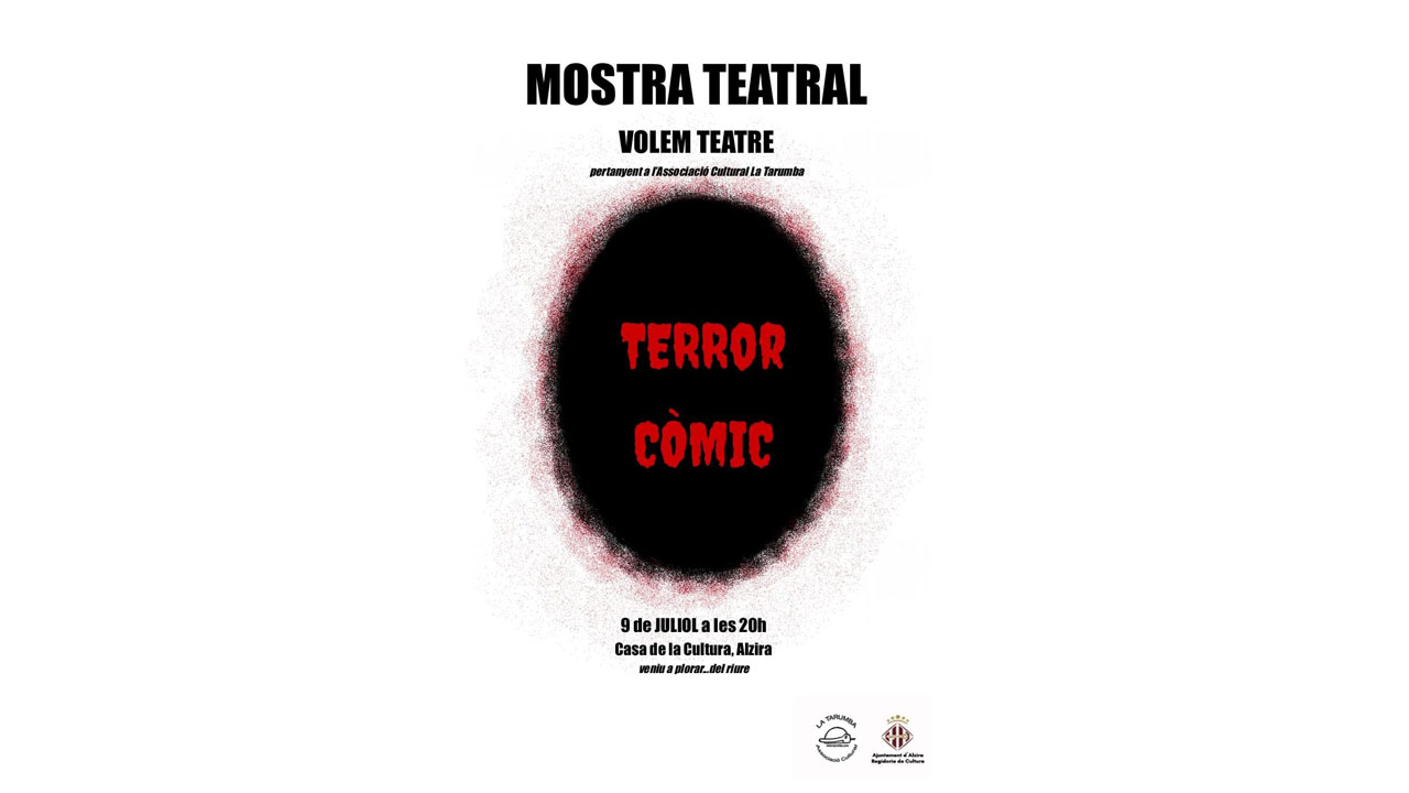 Volem Teatre de La Tarumba estrena “Terror còmic”, una mostra de huit escenes sobre situacions còmiques creades per la por i el terror
