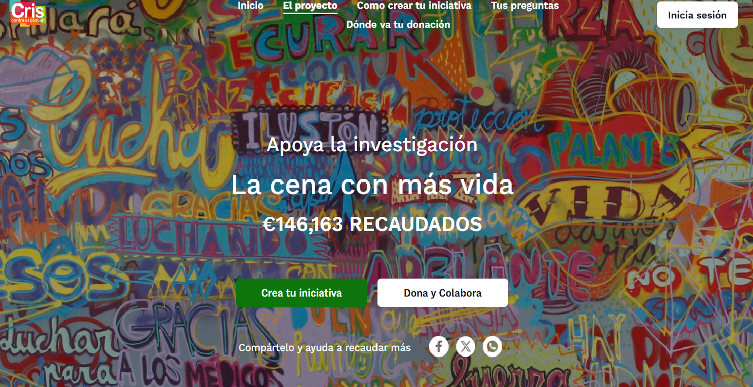 “La cena con más vida”, una iniciativa solidària que recapta fons per a combatre el càncer infantil amb teràpies innovadores