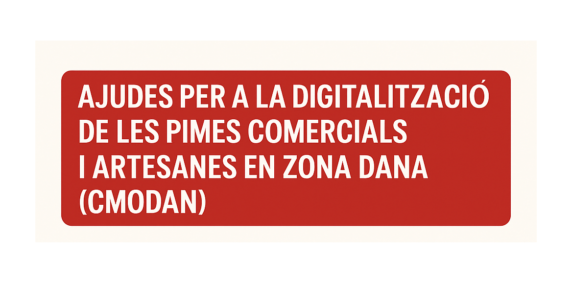 La Generalitat obri el termini per a sol·licitar les ajudes a la digitalització de pimes afectades per la dana