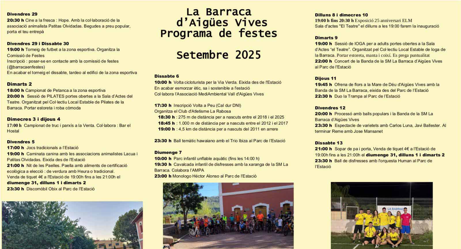 La Barraca d’Aigües Vives celebra des de hui les seues festes patronals