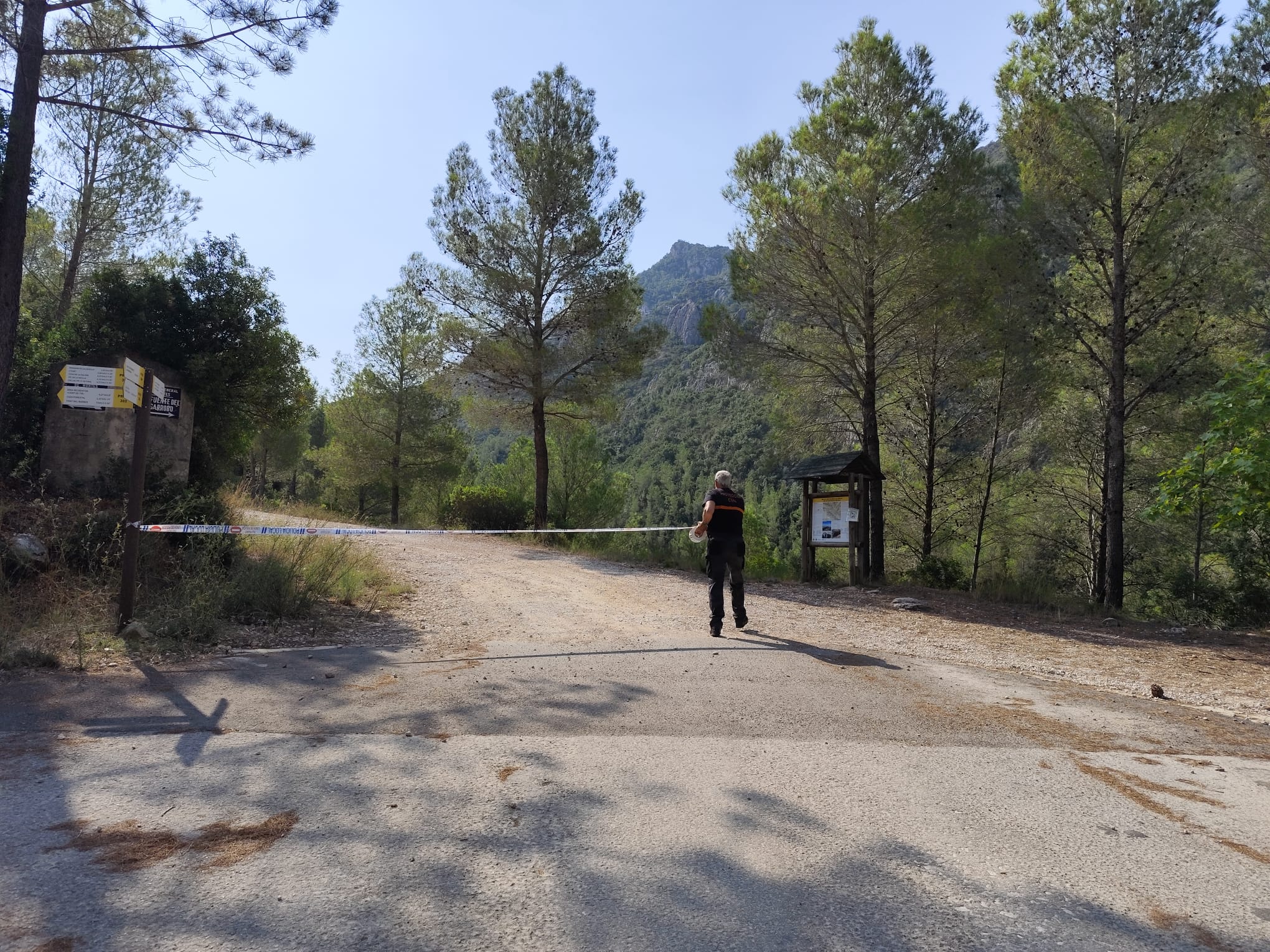L’Ajuntament tanca la Murta i la Casella i reforça el dispositiu de prevenció davant un cap de setmana d’alerta màxima per incendis