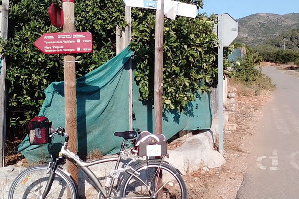 La Ribera en bici reclama als municipis responsables que completen i adeqüen el Camí de l’Antic Trenet Carcaixent-Dénia