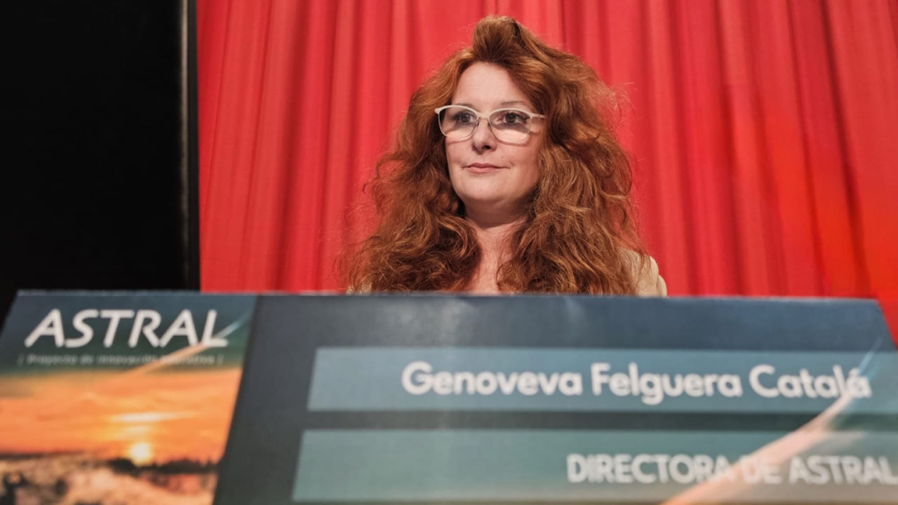 La directora i guionista alzirenya, Geno Felguera, presenta el segon episodi de la sèrie “Astral”