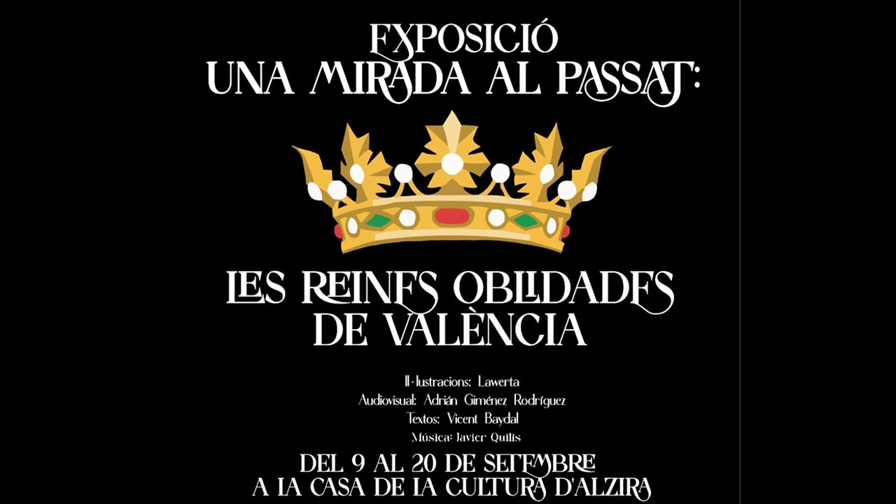 Alzira reivindica el paper de les reines valencianes en una exposició organitzada per la Federació de Moros i Cristians