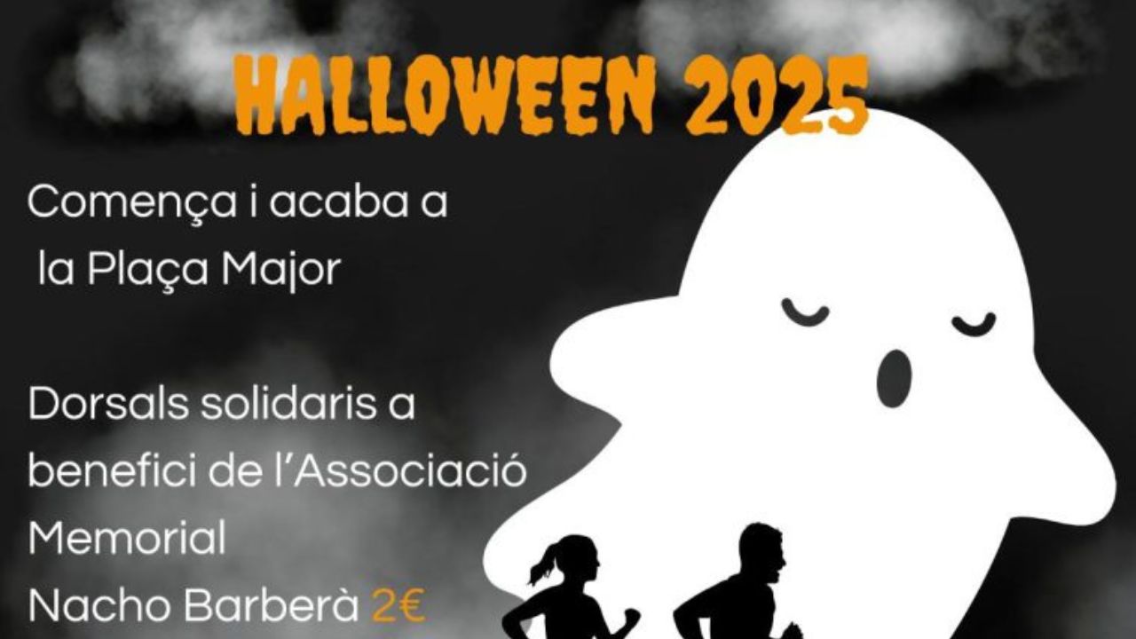 Alzira viura està nit la segona edició Volta a peu solidària, Halloween, amb recaptació per al Memorial Nacho Barberá