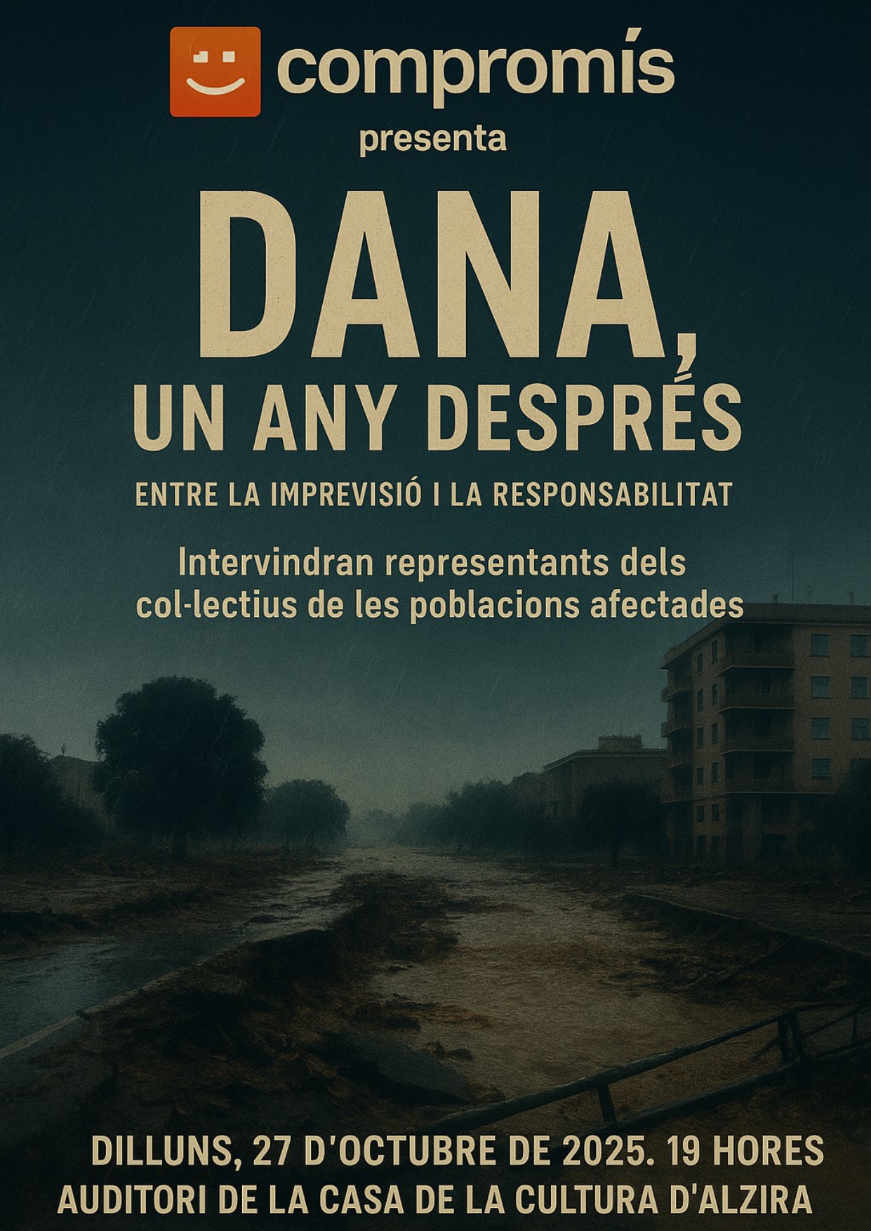 Compromís organitza una taula redona sobre la dana per debatre sobre l’emergència climàtica i la gestió del territori