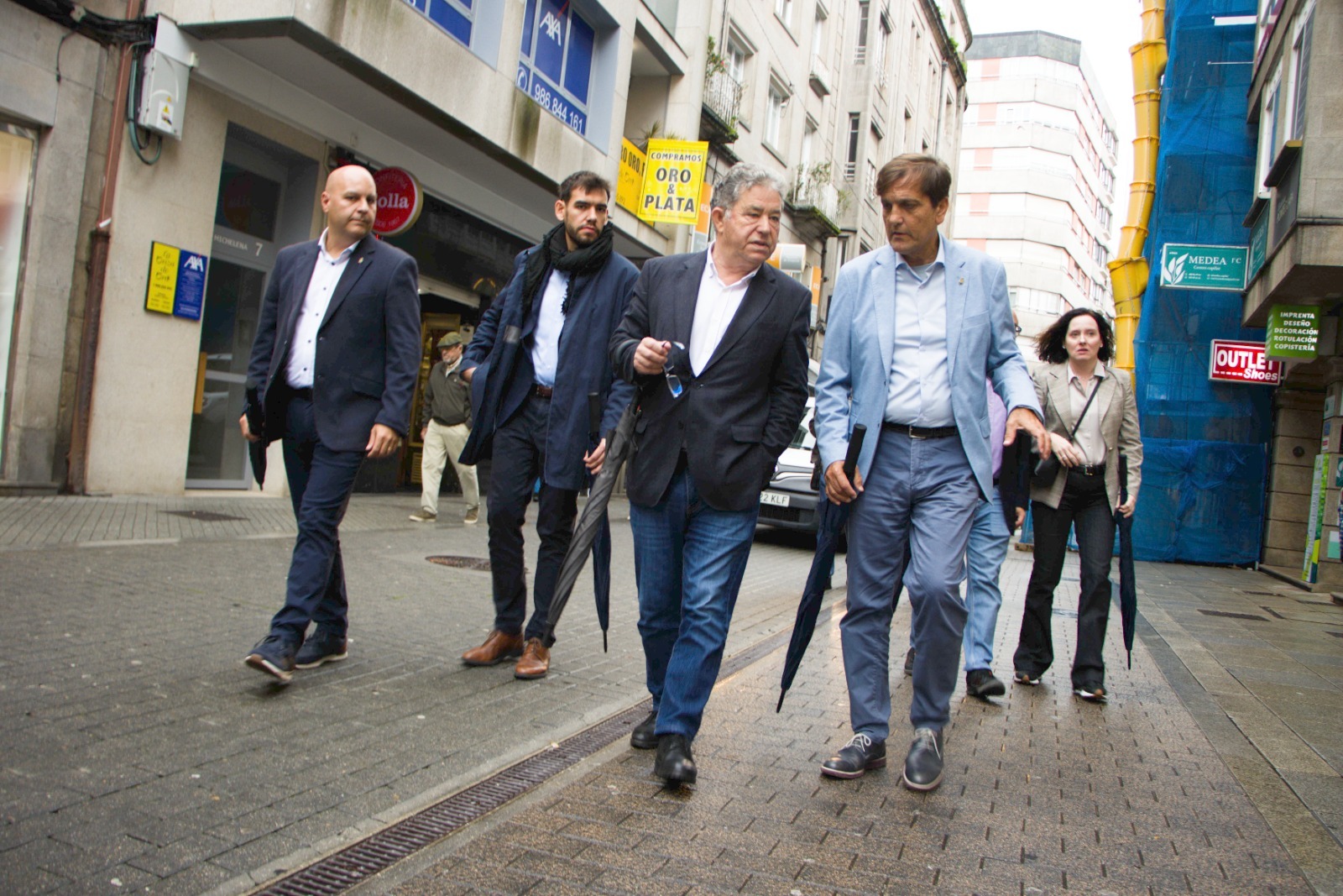 Una delegació de l’Ajuntament d’Alzira visita Pontevdra per a conèixer el seu model urbà, referent a Europa