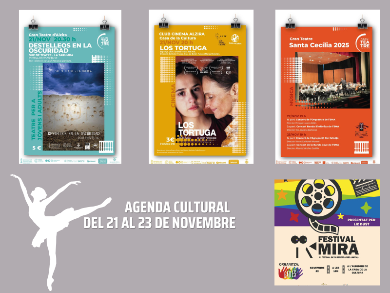 AGENDA CULTURAL: Teatre, Santa Cecília i curtmetratges