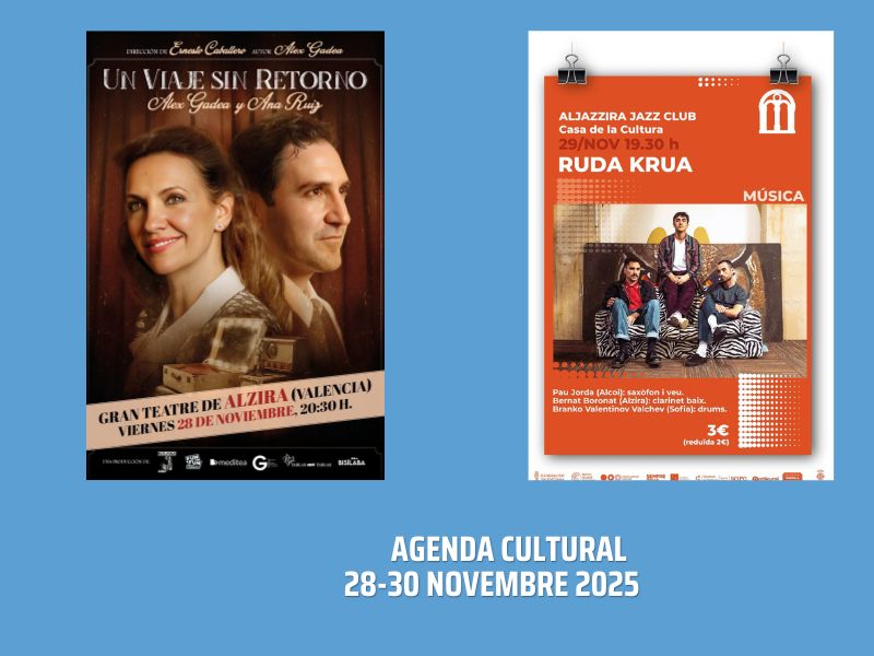 L’agenda cultural d’Alzira penja el cartell de NO HI HA ENTRADES per partida doble