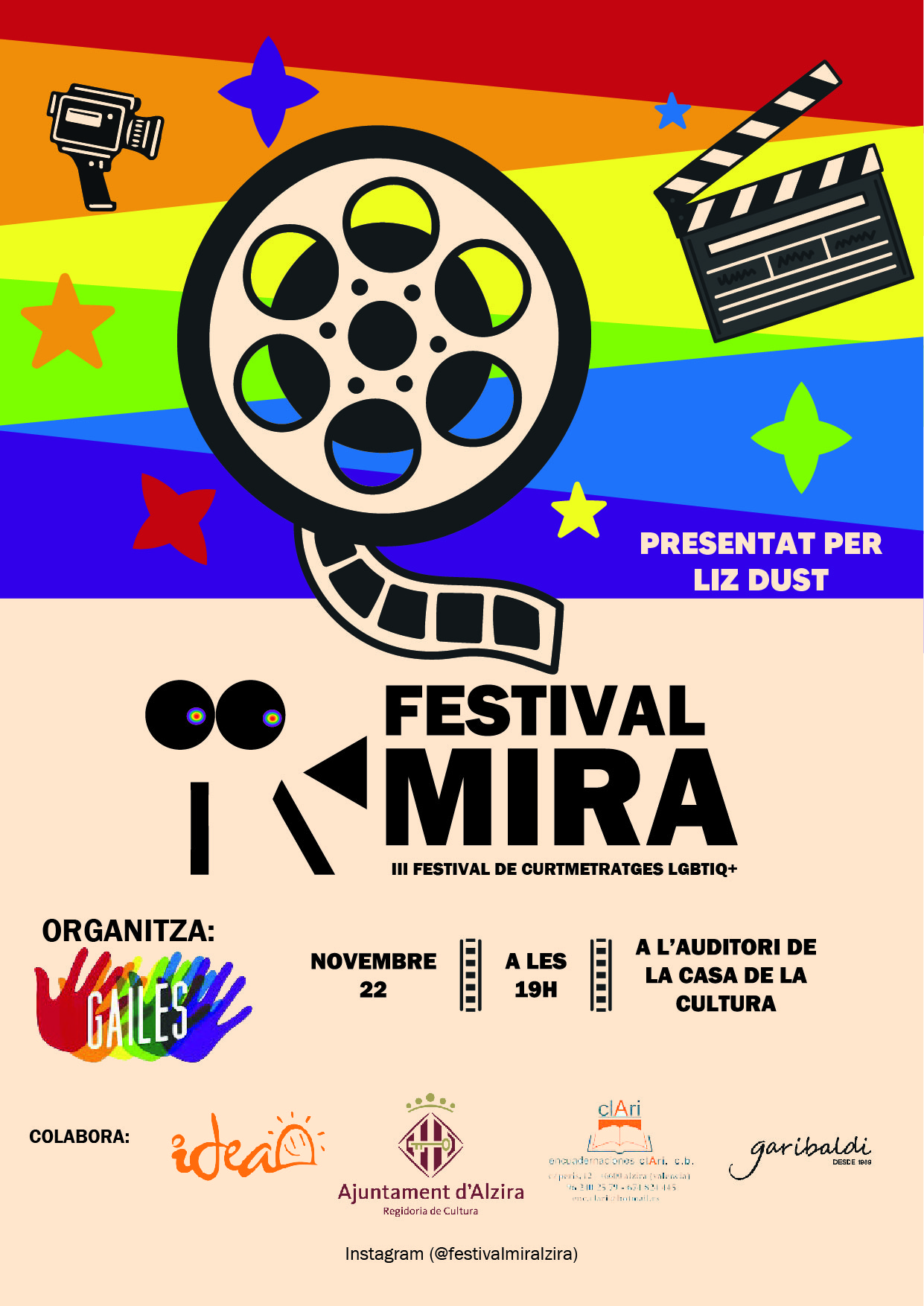 Més de 70 curtmetratges internacionals participen en la nova edició del Festival Mira amb temàtica LGTBIQ+ que organitza Gailes