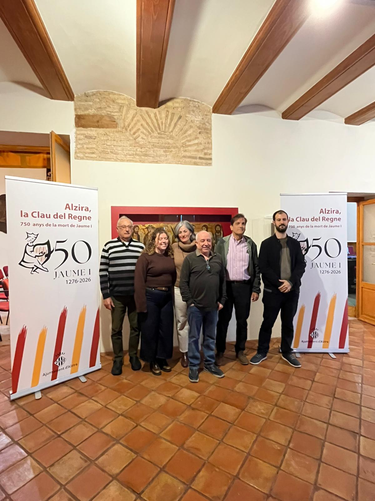 L’Ajuntament d’Alzira presenta el logo que s’utilizarà durant el any Jaume I