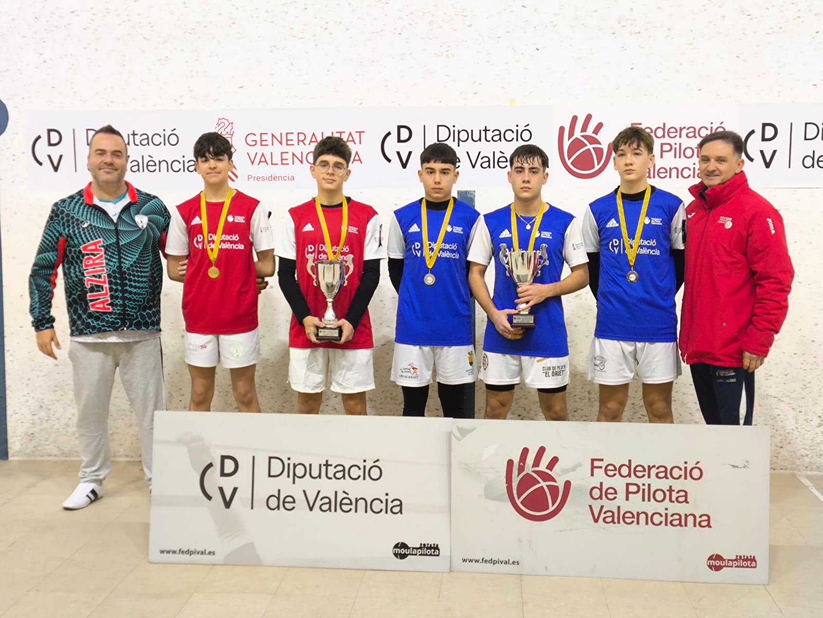 El Cadet del CPV Alzira, campió de l’Autonòmic de raspall