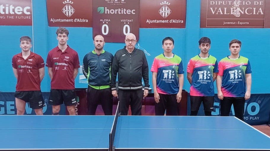 L’Hortitec Alzira Tenis Taula recupera un punt davant el Prisco l’Escala de Girona