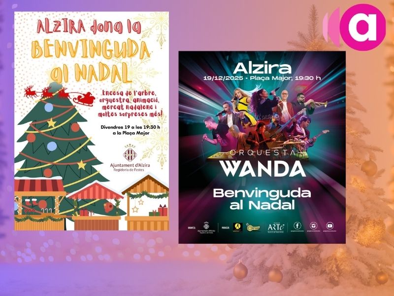 Alzira es prepara per a viure el Nadal i ho fa amb una gran festa a la plaça Major