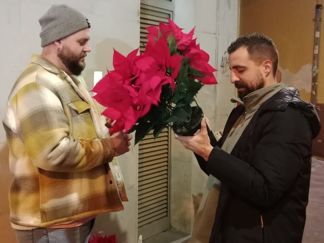 Novaterra subhasta “Florència”, la ponsètia solidària firmada per La Fúmiga per impulsar oportunitats laborals