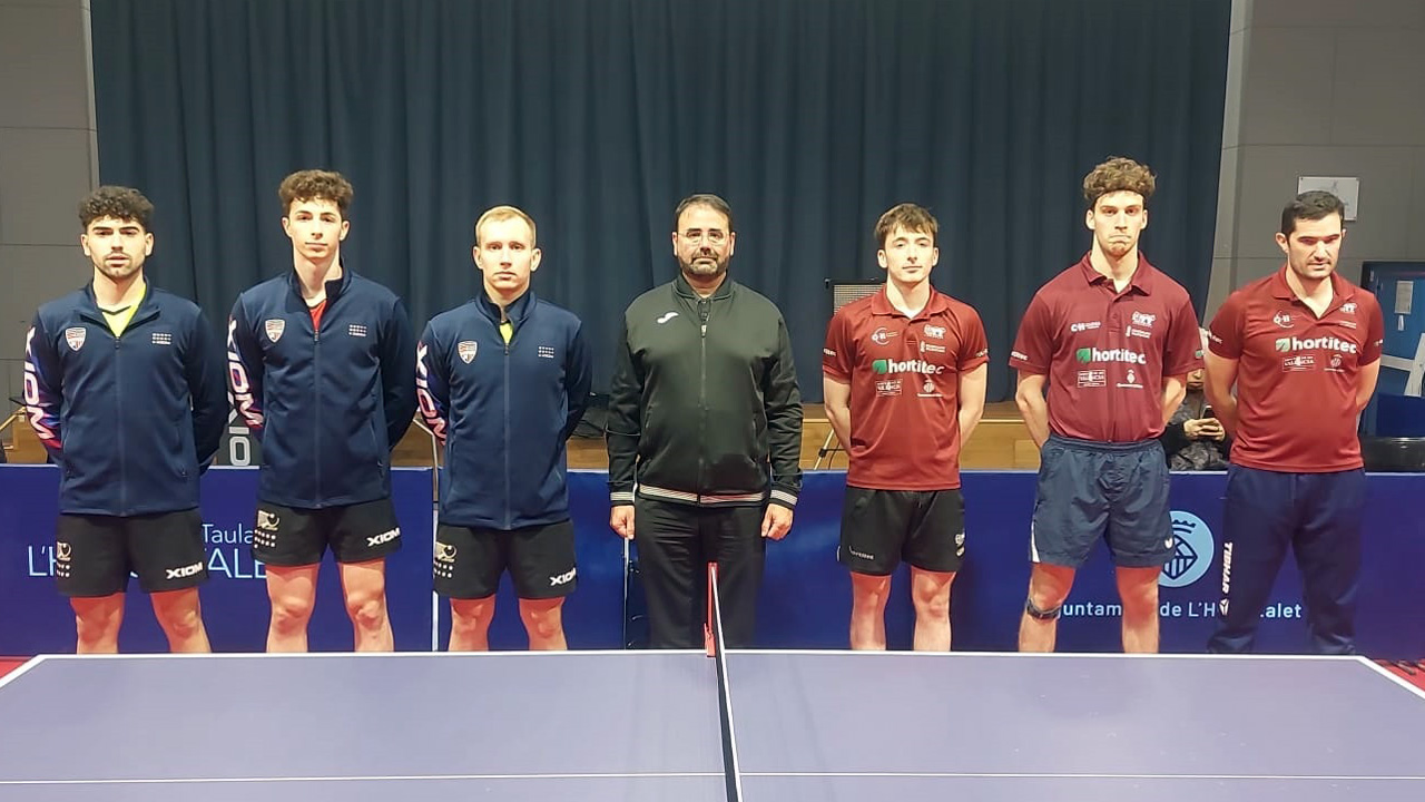 L’Hortitec Alzira Tenis Taula empata en la visita a L’Hospitalet