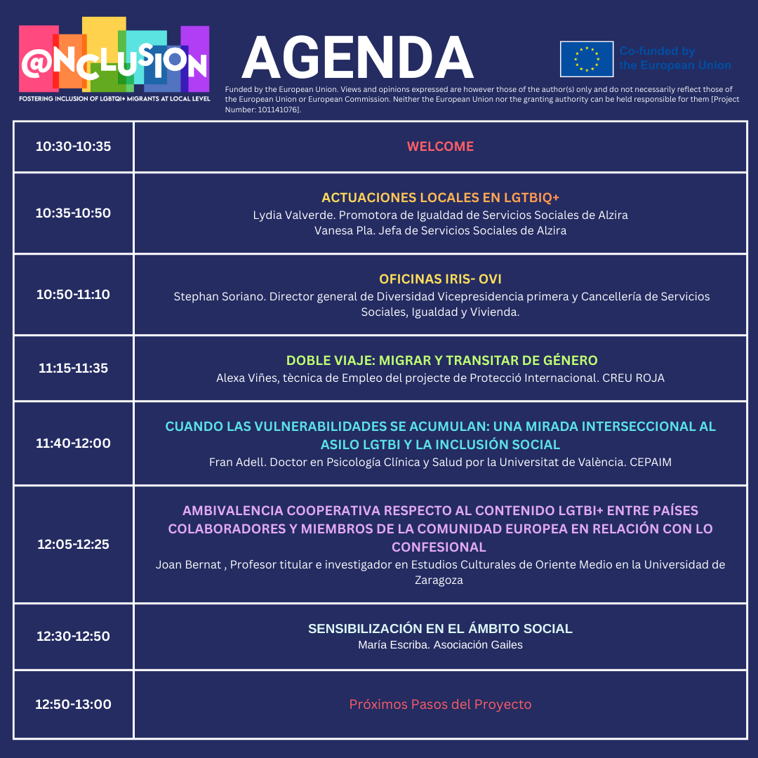 L’Ajuntament d’Alzira organitza demà de matí un esdeveniment nacional on-line sobre inclusió.