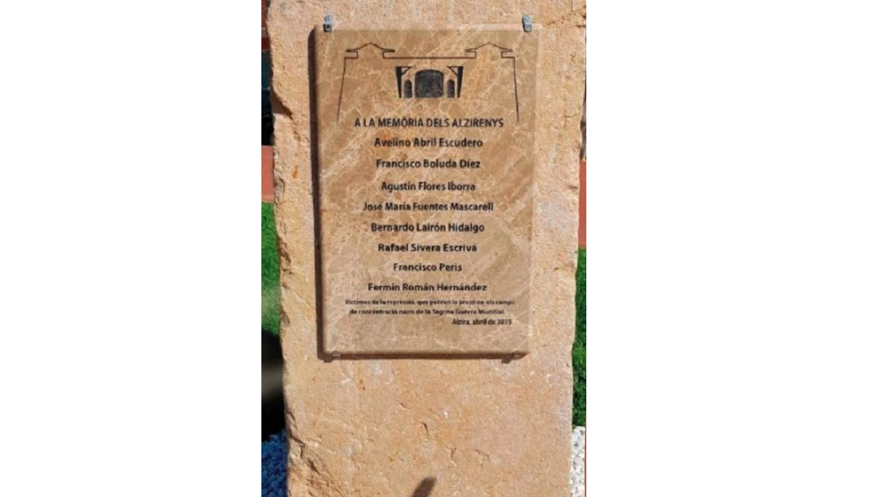 Alzira organitza demà un homenatge als huit veïns que patiren l´Holocaust nazi.