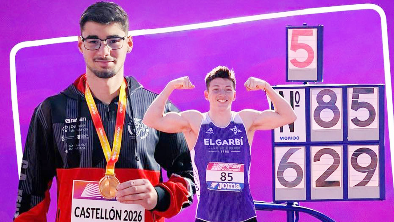 Dani González, campió d’Espanya sub-18 de llançament de martell