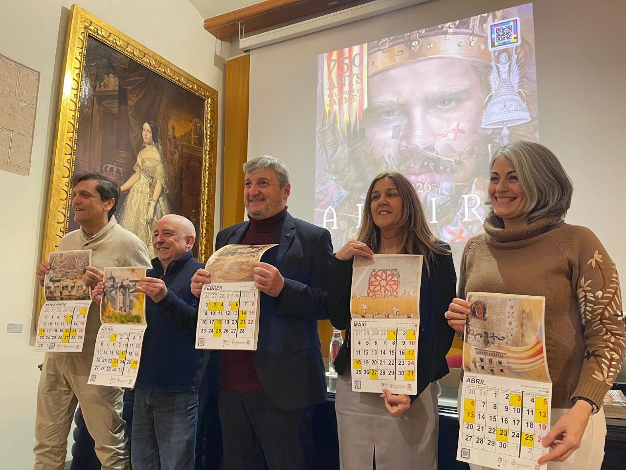 L’Ajuntament d’Alzira en col·laboració amb l’ONCE ha presentat hui al MUMA el nou calendari accessible per persones amb discapacitat visual.