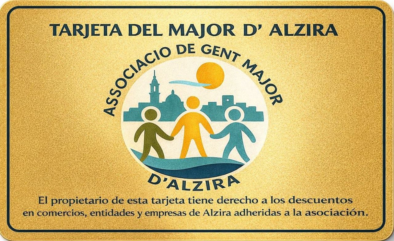 L’Associació de Gent Major d’Alzira aprova el model de la nova Targeta del Major amb descomptes i avantatges en el comerç local.