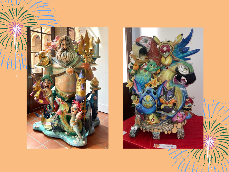 Camí Nou indulta enguany el seu ninot del monument gran després d’anys de sequera i El Mercat aconseguix indultar el ninot de la falla Infantil.