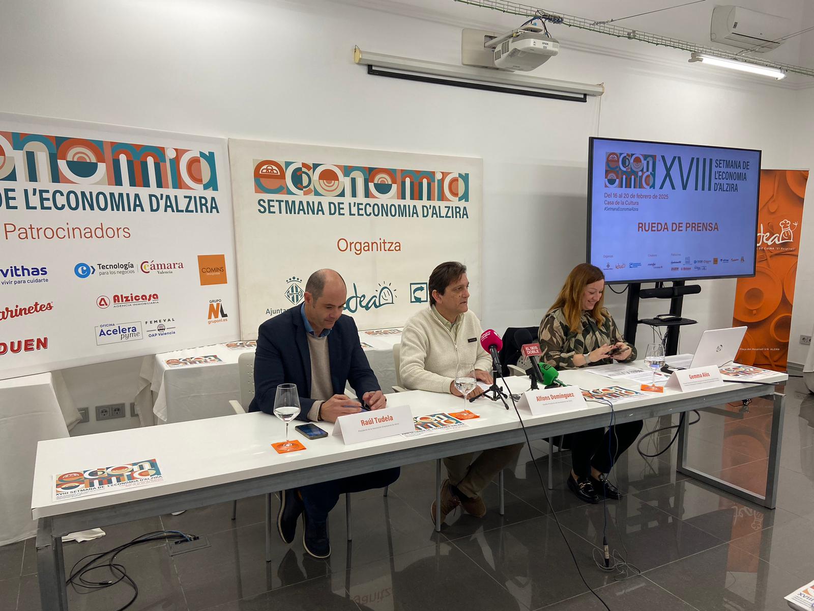 Alzira acull del 16 al 20 de febrer de 2026, la celebració de la XVIII Setmana de l’Economia d’Alzira, un esdeveniment plenament consolidat com un dels principals fòrums de reflexió econòmica, empresarial i social de la Comunitat Valenciana.