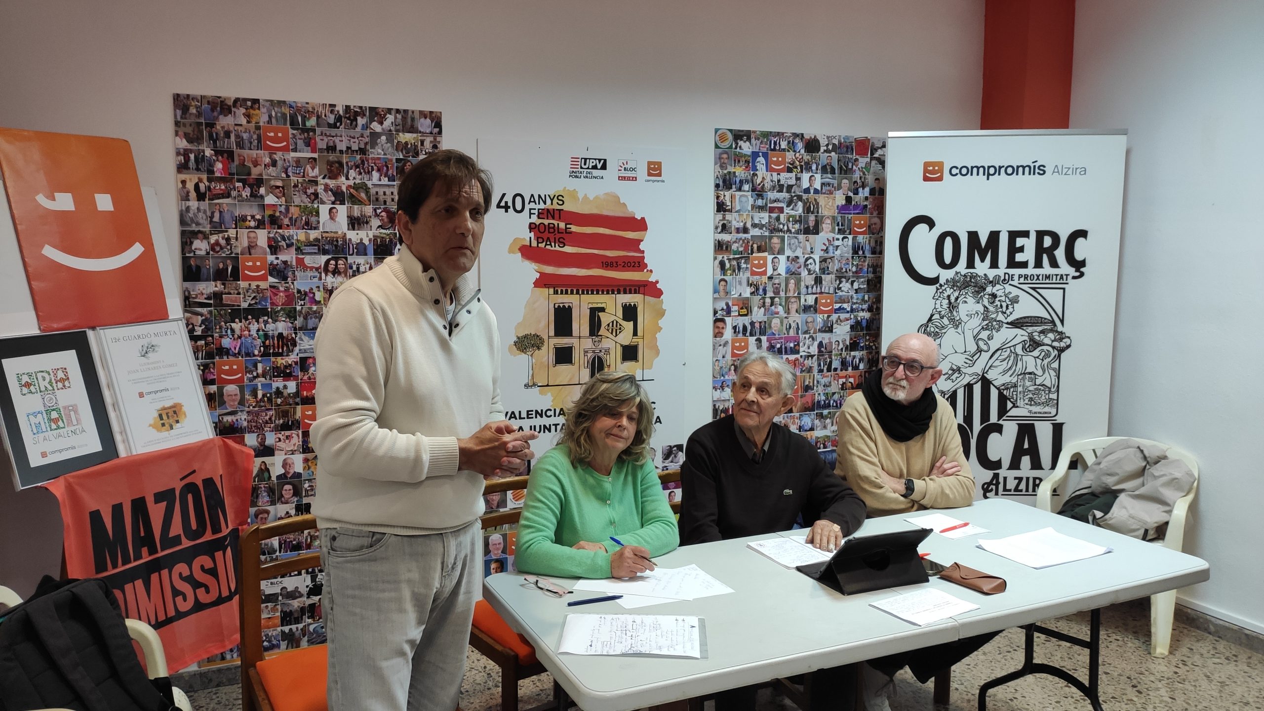 L’assemblea de Compromís Alzira confia de nou en Alfons Domínguez i el seu equip per a la candidatura a les eleccions de 2027
