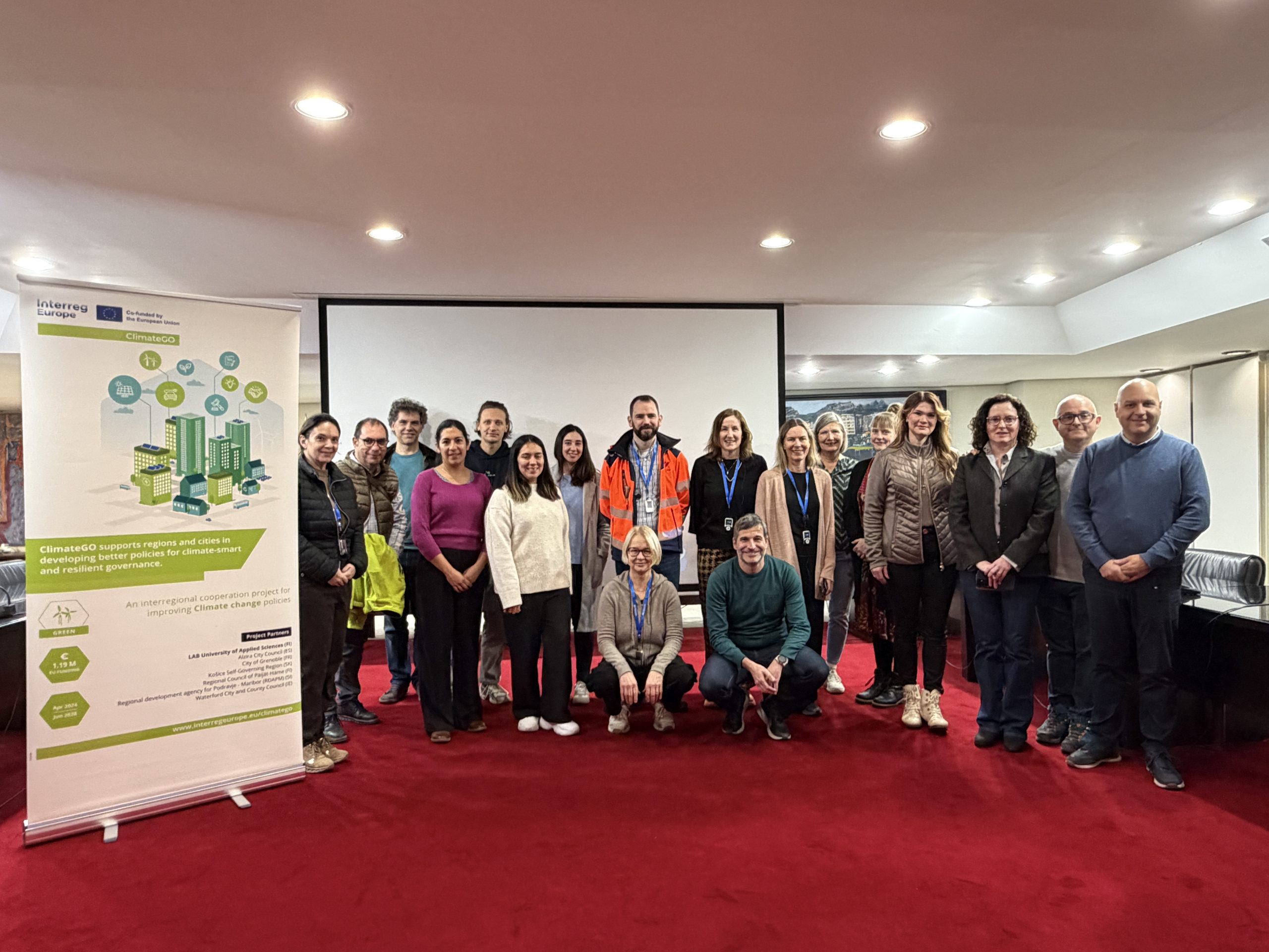 L’Ajuntament d’Alzira acull la trobada europea del projecte ClimateGo sobre adaptació climàtica i resiliència urbana