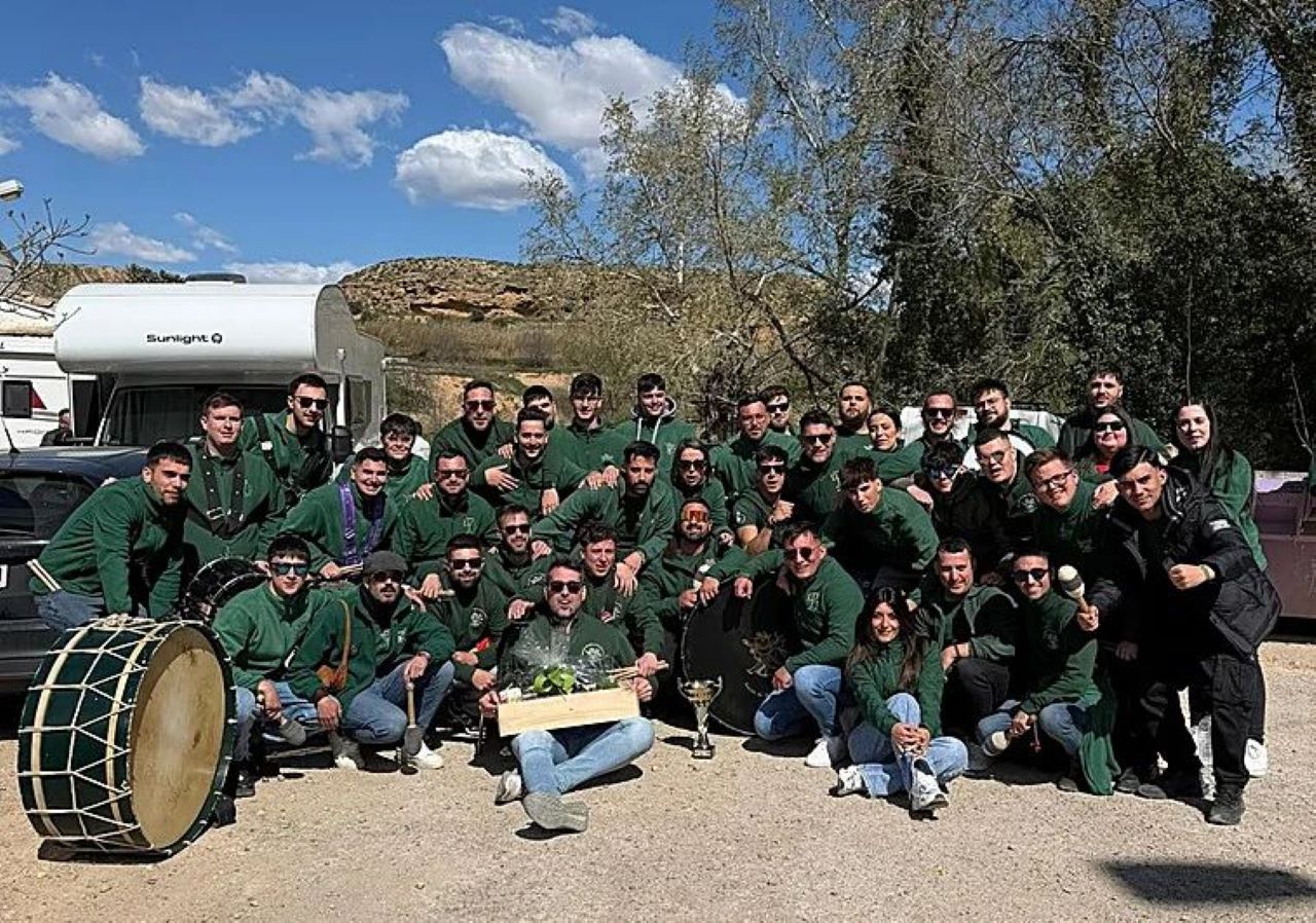 La Confraria de l’Oració de Jesús en l’Hort d’Alzira aconseguix la segona posició en el Concurs Nacional de Tambors i Bombos a Híjar.