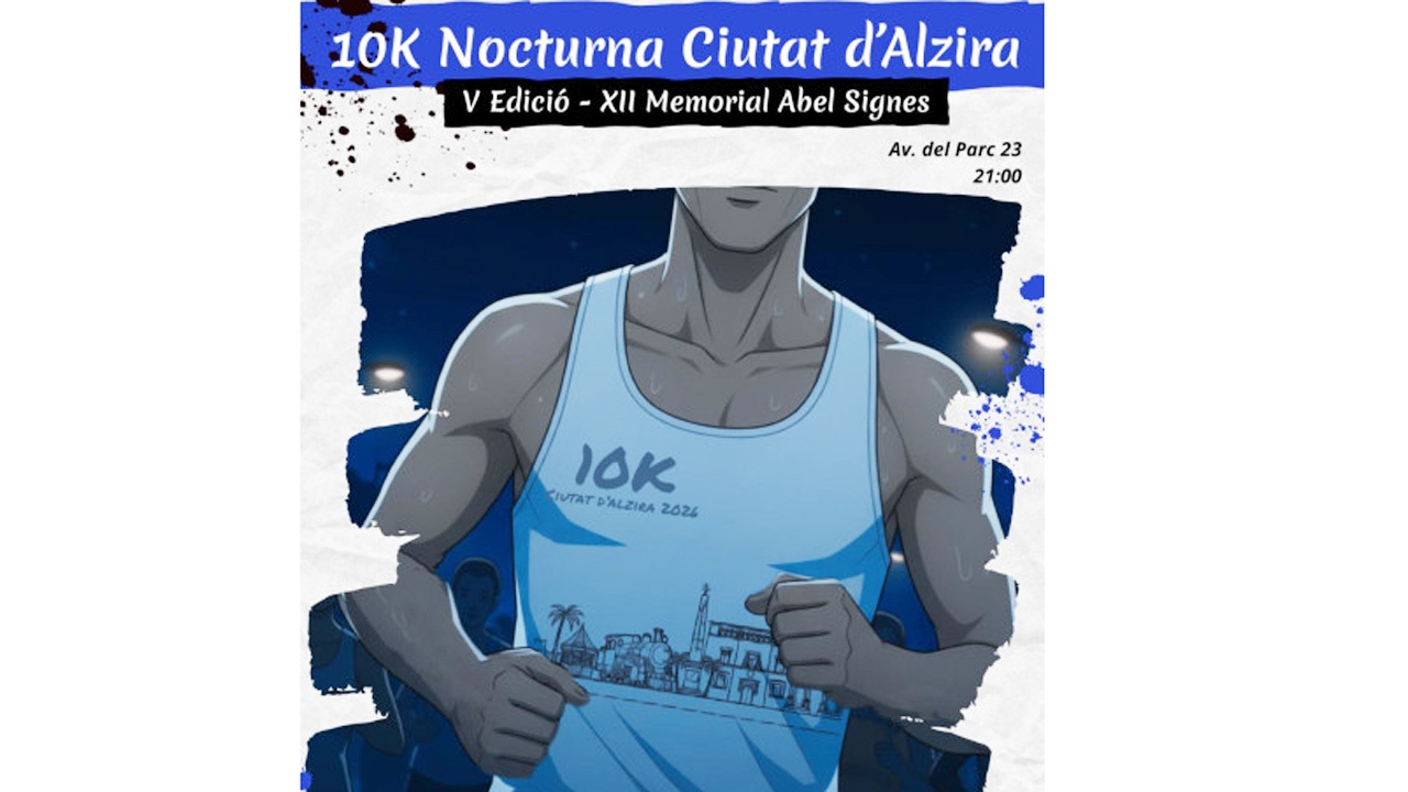 El 16 de maig es disputarà la 10K nocturna Ciutat d’Alzira
