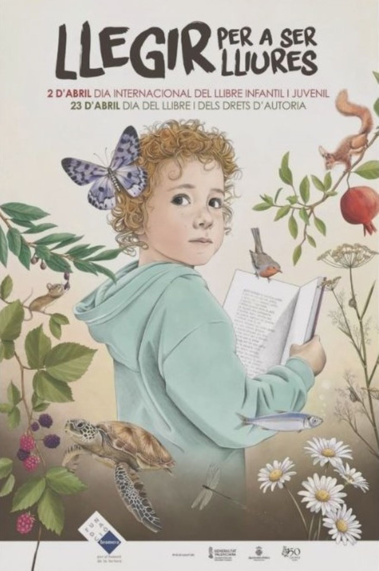 La Fundació Bromera llança la campanya “Llegir per a ser lliure” coincidint amb el Dia Internacional del Llibre Infantil i Juvenil.