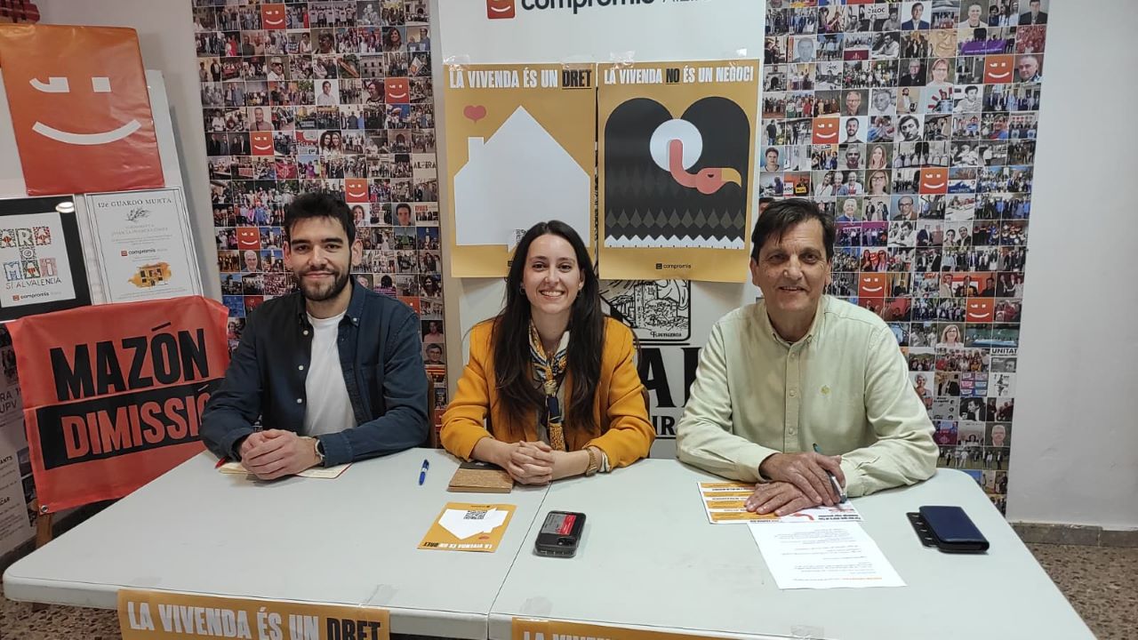 Compromís Alzira reivindica l’habitatge com un dret i presenta mesures per protegir veïns i controlar el lloguer.