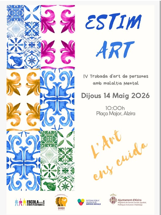 La Plaça Major d’Alzira acull una nova edició d’Estim Art per visibilitzar les malalties mentals a través de l´art