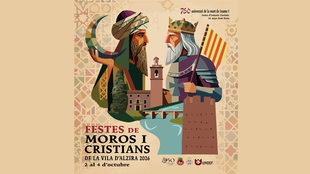 “L’Herència d’un Rei” de Daniel García Gil guanya el 15é concurs estatal de cartells de Moros i Cristians d’Alzira